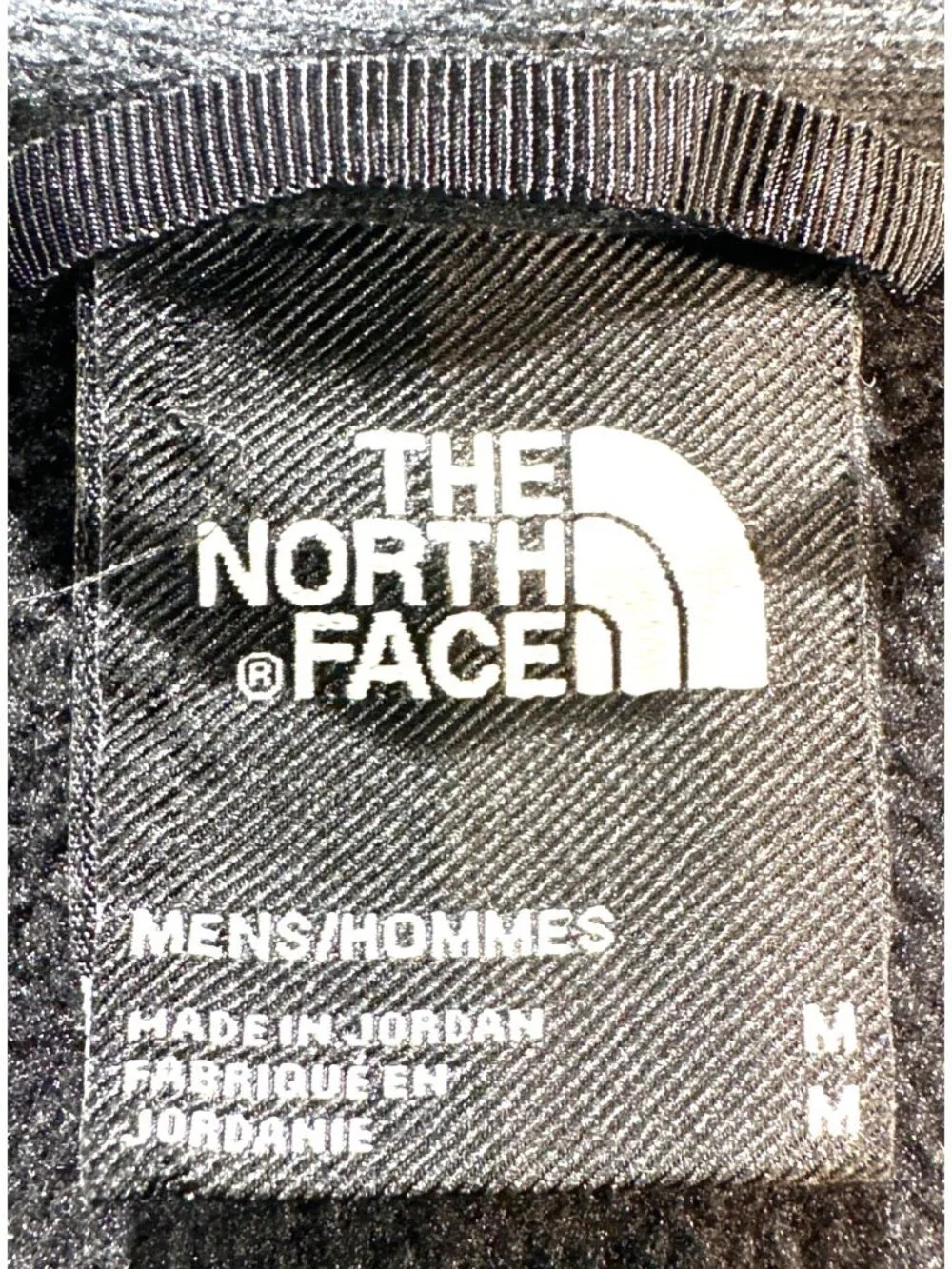 The North Face Mens Black Full-Zip Fleece Jacket M